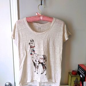Madewell Llama shirt